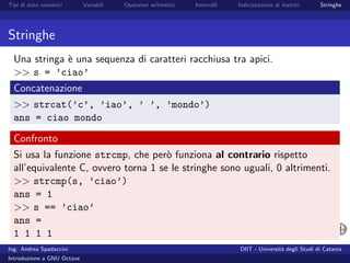 Introduzione a GNU Octave
