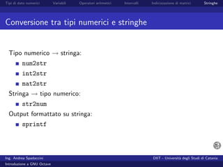 Introduzione a GNU Octave