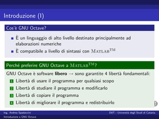 Introduzione a GNU Octave