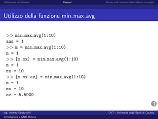 Introduzione a GNU Octave