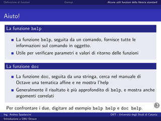 Introduzione a GNU Octave
