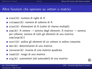 Introduzione a GNU Octave