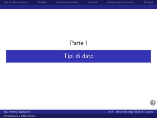 Introduzione a GNU Octave