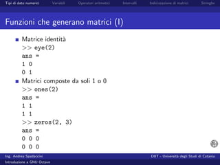 Introduzione a GNU Octave