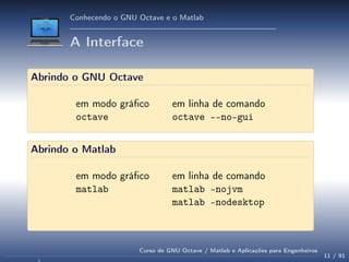 Course in GNU Octave / Matlab and Applications for Engineers (in ...