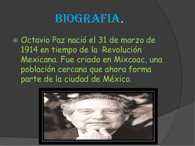 Octavio paz