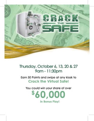 Crack the safe - Mardi Gras Casino