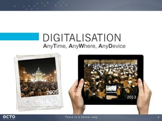 9
AnyTime, AnyWhere, AnyDevice
 