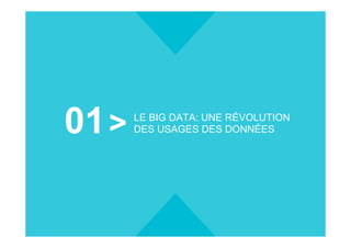 01 LE BIG DATA: UNE RÉVOLUTION
DES USAGES DES DONNÉES
OCTO TECHNOLOGY > THERE IS A BETTER WAY 5
 