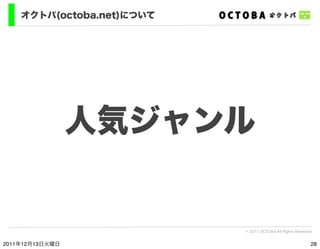 オクトバ(octoba.net)について




                 人気ジャンル


                           © 2011 OCTOBA All Rights Reserved


2011年12月...