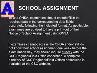 Special CSE-PPT (October 14, 2018) Reminders