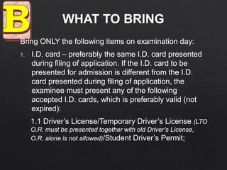 Special CSE-PPT (October 14, 2018) Reminders