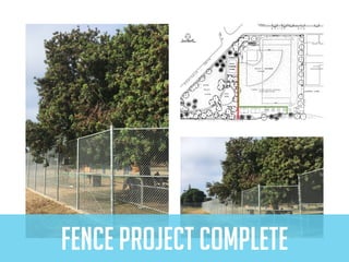 FENCE PROJECT COMPLETE
 