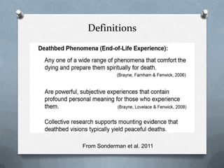 Deathbed meaning deals