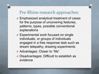 Precognition Examples Precognition Types