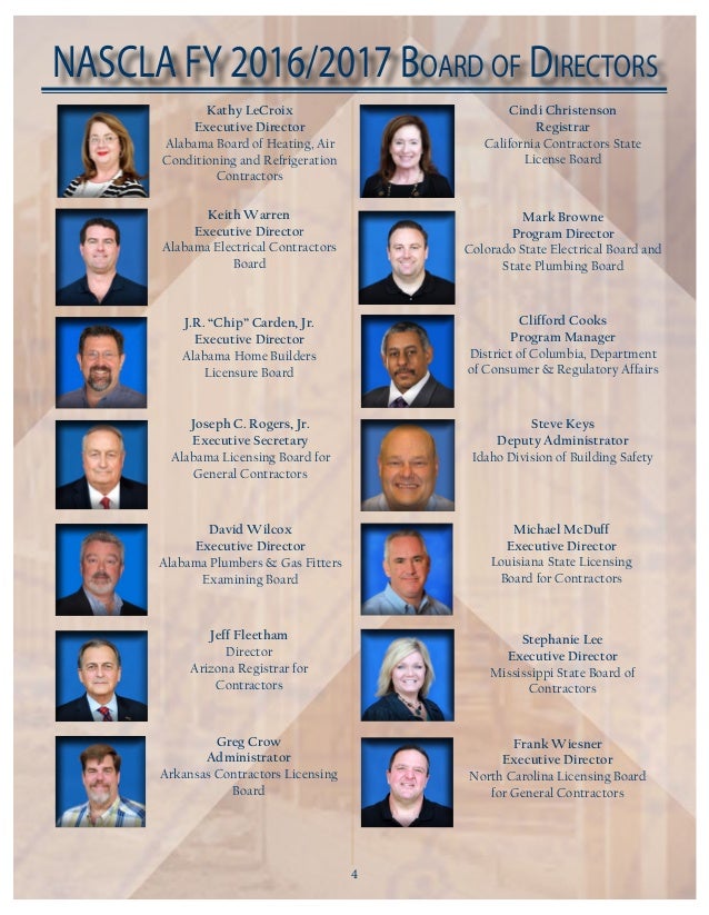 nascla newsletter october 2016 edition nc licensing board for general contractors renewal form