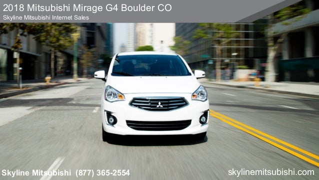 2018 Mitsubishi Mirage G4 Boulder Co
