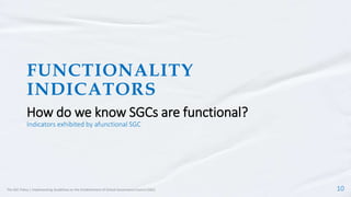 Functionality Indicators System SGC Functionality Assessment Tool.pptx