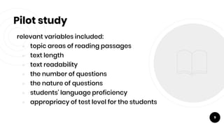 Method effects on reading comprehension test performance | PDF
