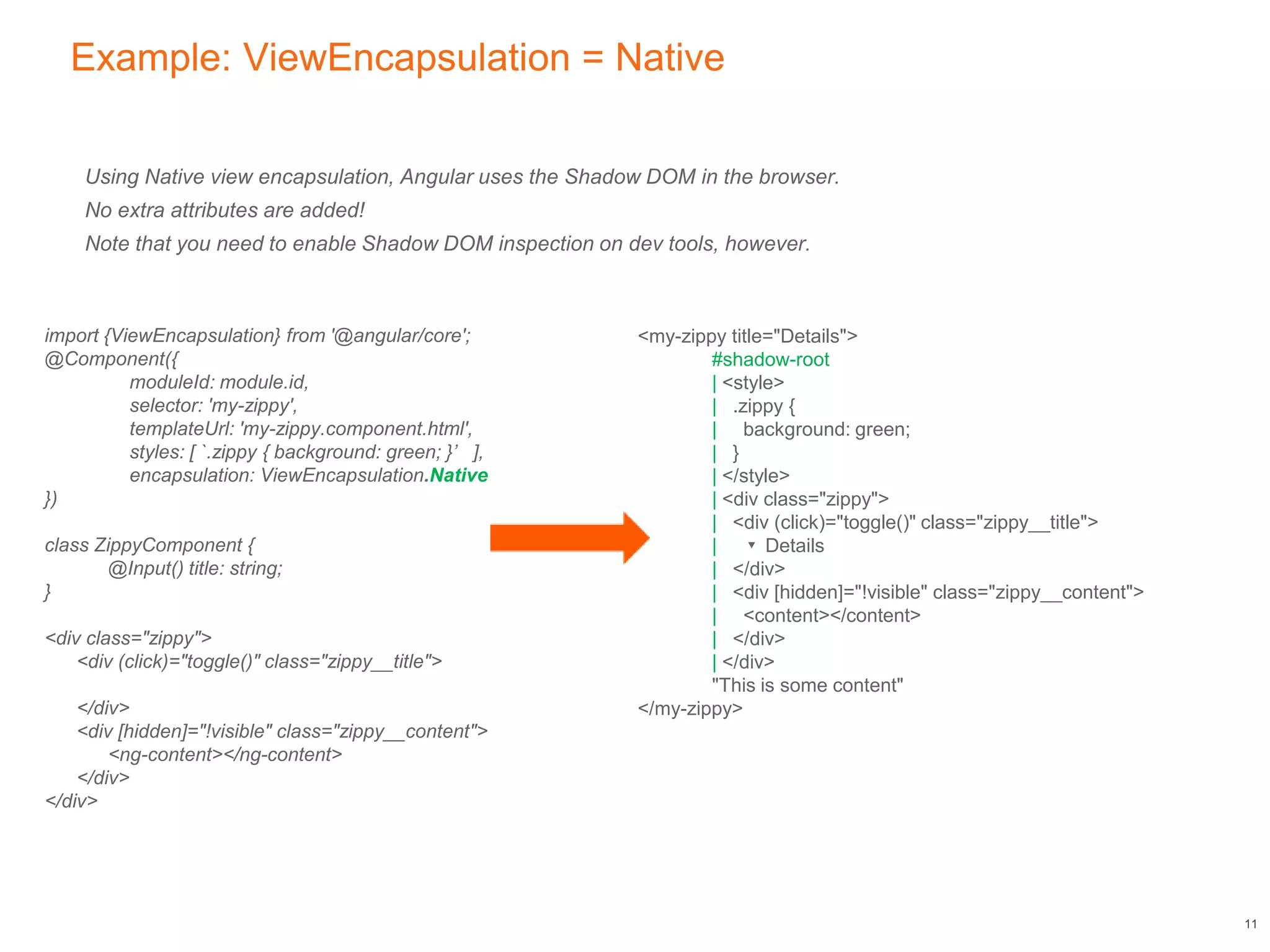 Angular View Encapsulation | PPT