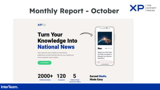 Monthly Report - October
 