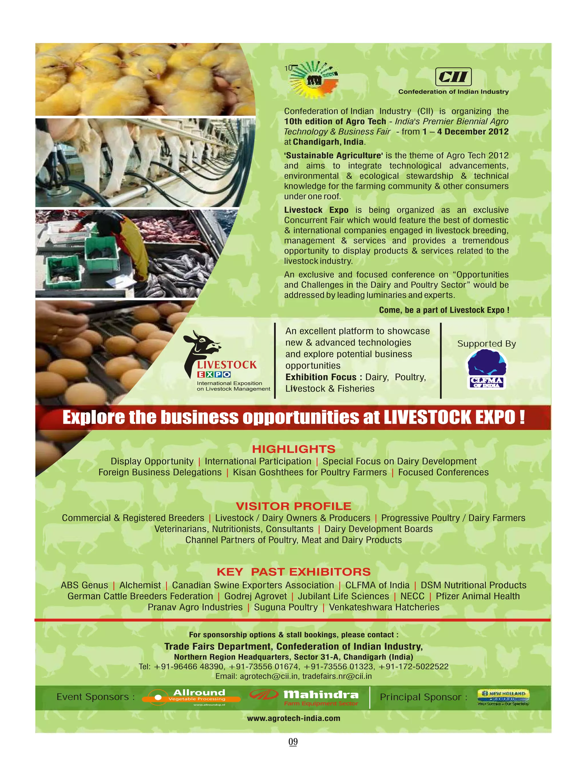th
                                              10




                                                                    Supported By



                   International Exposition
                   on Livestock Management     11




Event Sponsors :                                    Principal Sponsor :



                                              09
 