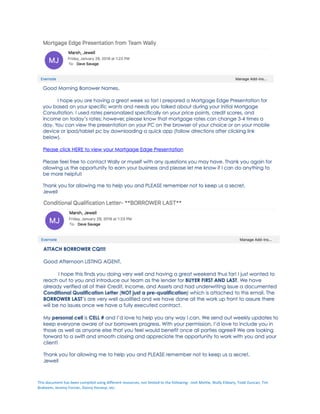 This	document	has	been	compiled	using	different	resources,	not	limited	to	the	following:		Josh	Mettle,	Wally	Elibiary,	Todd	Duncan,	Tim	
Braheem,	Jeremy	Forcier,	Danny	Horanyi,	etc.	
	
 