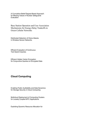 IEEE 2011 October titles | PDF