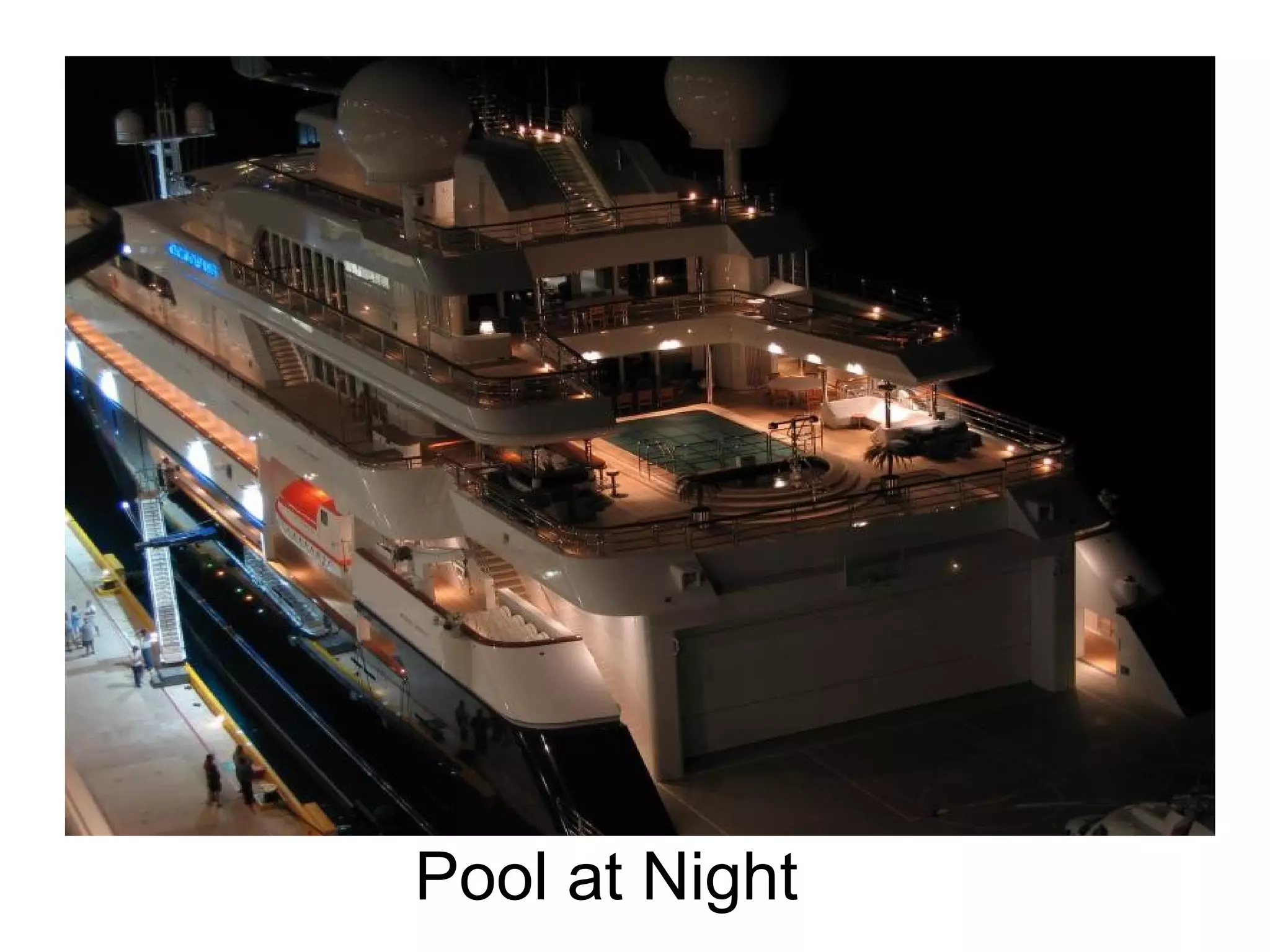 Pool at Night
 