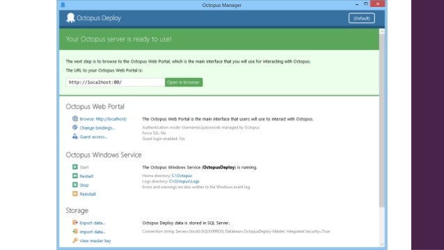 Octopus Windows Installers Octopus Windows Installers