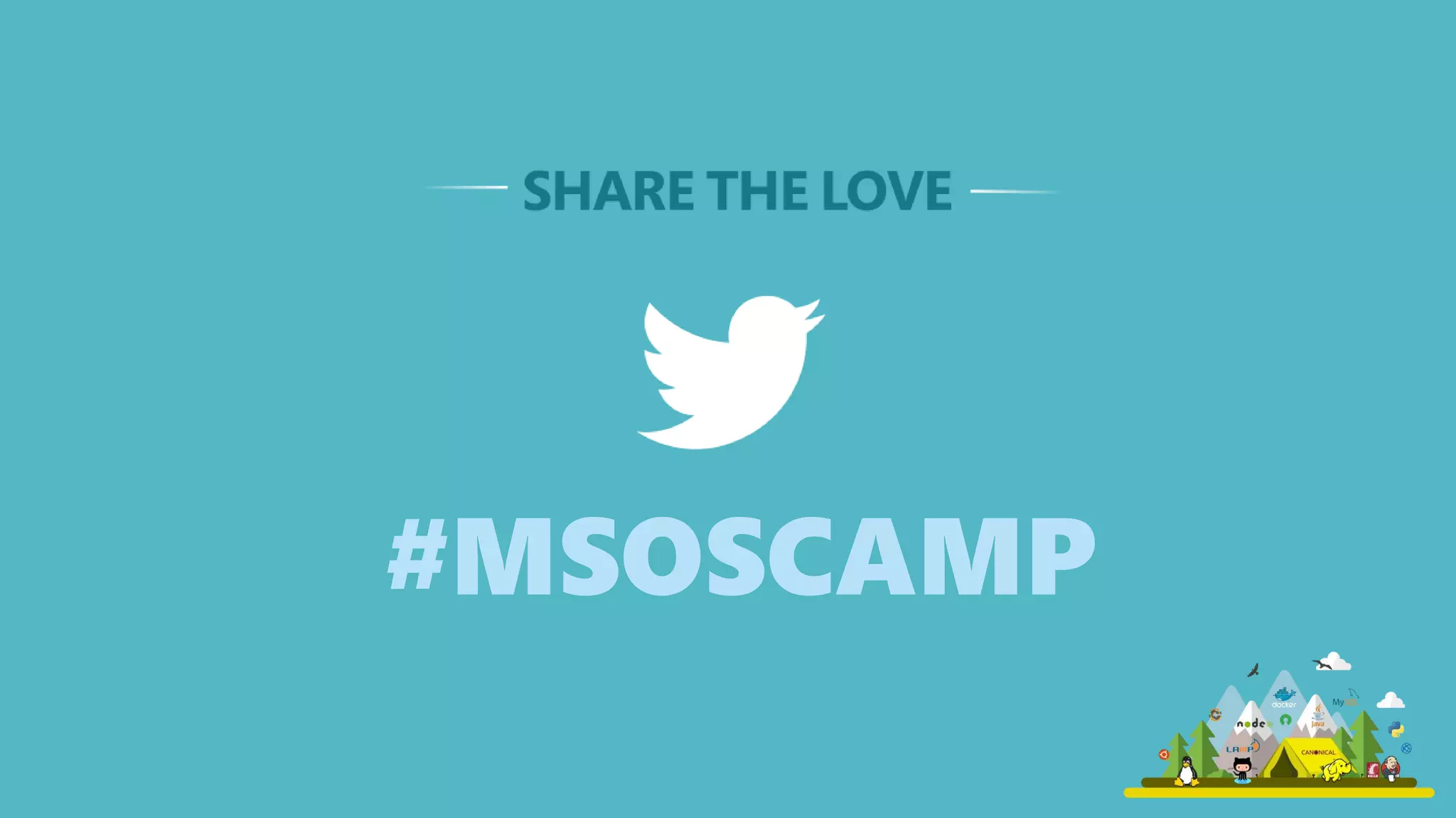 #MSOSCAMP
 