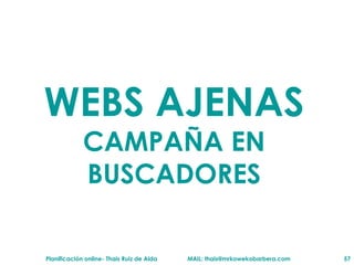 WEBS AJENAS CAMPAÑA EN BUSCADORES 