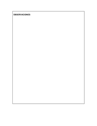 OBSERVACIONES
 
