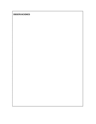 OBSERVACIONES
 