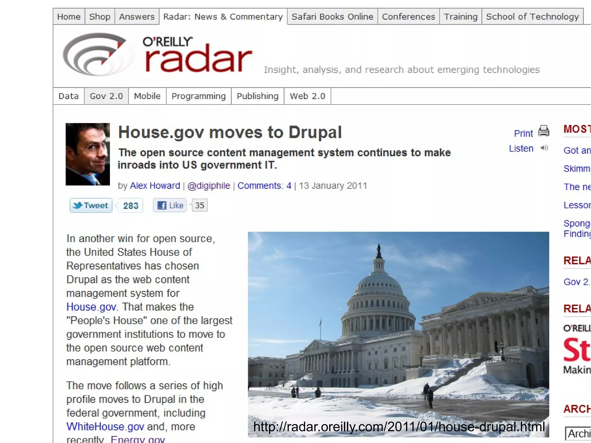 http://radar.oreilly.com/2011/01/house-drupal.html
 