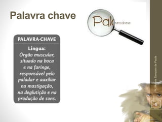 Palavra chave 
Pr. Moisés Sampaio de Paula 
6 
 
