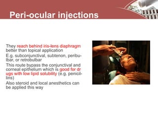 Ocular pharmacology | PPTX