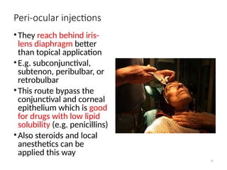 ocular-pharmacology-I Drugs used in eye disorders | PPTX