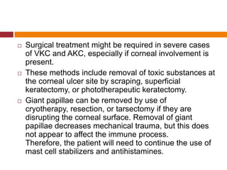 Parsectomy Ocular allergy | PPTX
