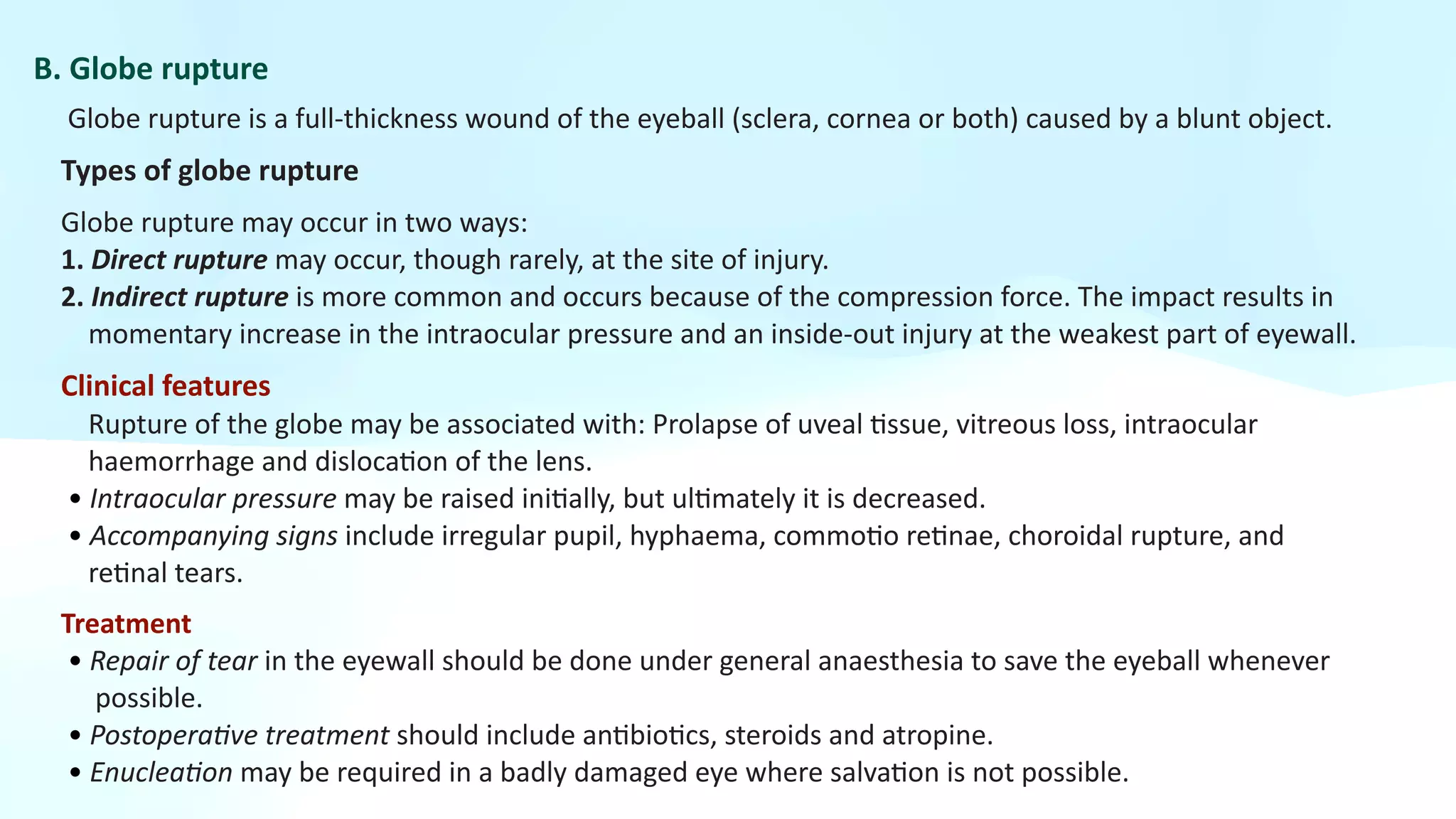 OCULAR INJURIES | PDF