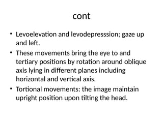 OCULAR MOTILITY.pptx ocular motility slit | PPT