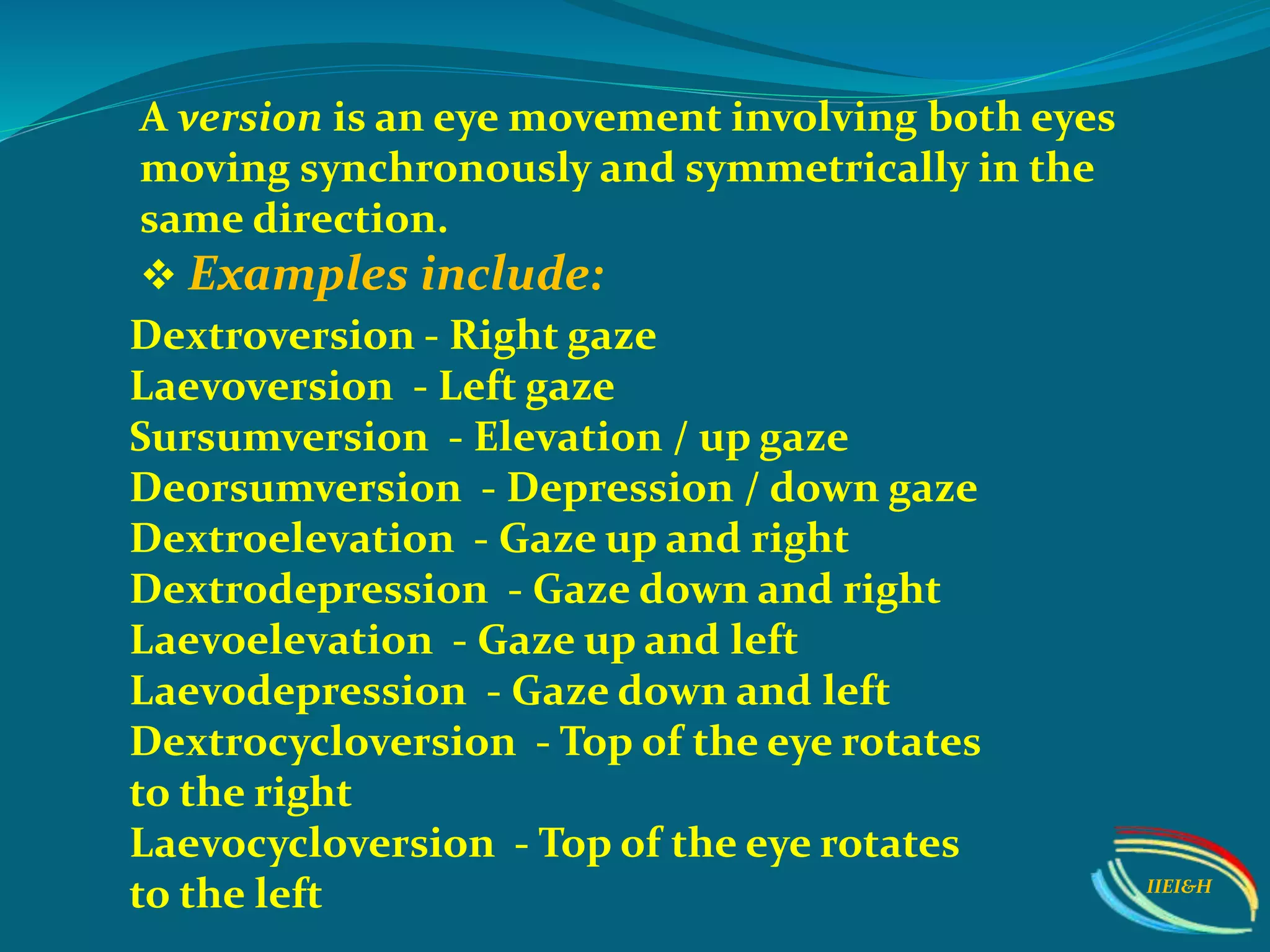 Ocular motility test | PPTX