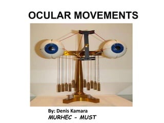 OCULAR MOVEMENTS
By: Denis Kamara
MURHEC - MUST
 
