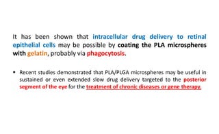 ocular applications of nanoparticulate drug delivery systems | PDF