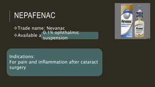 Nevac Ocular nsaids s | PPTX