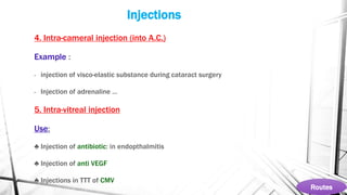 Ocular pharmacology | PPTX