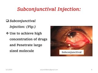 Ocular pharmacology 1 | PPTX