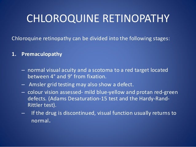 Chloroquine Dosage