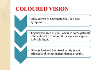 Chloropia Ocular symptomatology | PPTX