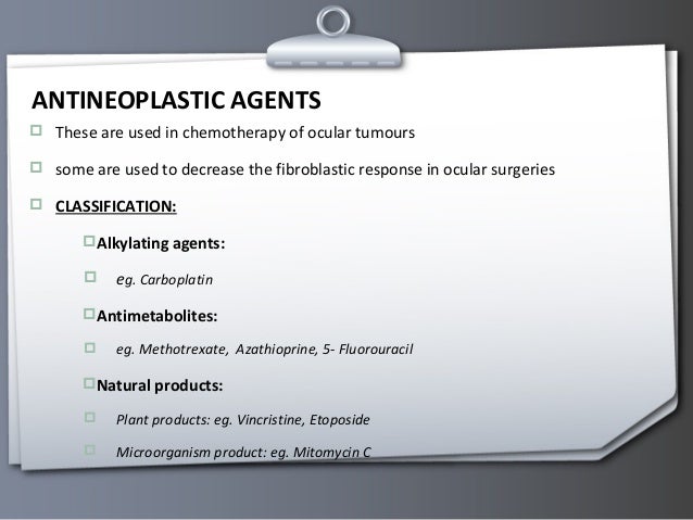 Ocular side effects methotrexate